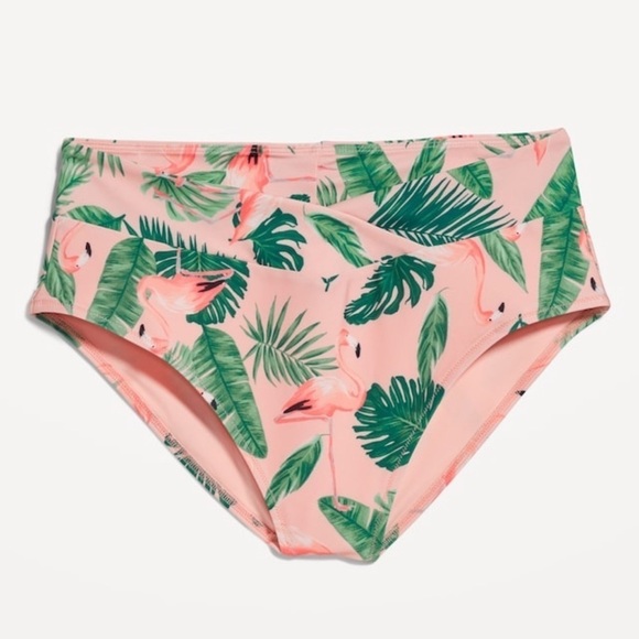NWT! Birds in Paradise High-Waisted Cross-Front Bikini Swim Bottoms - Large 💎 - Picture 3 of 6